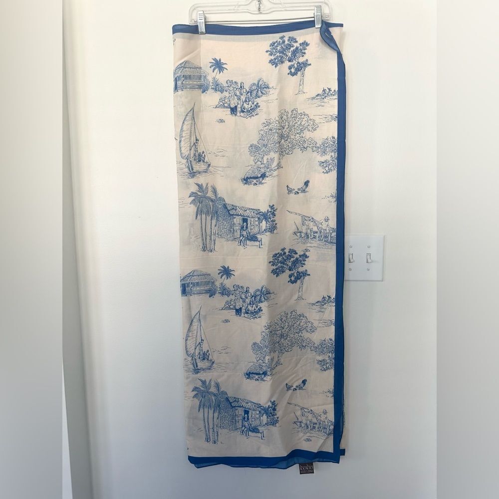 Island Bazaar Island Stories Printed Rayon Scarf/Wrap